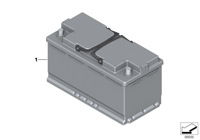 BMW 61212353805 Ep Battery 65Ah