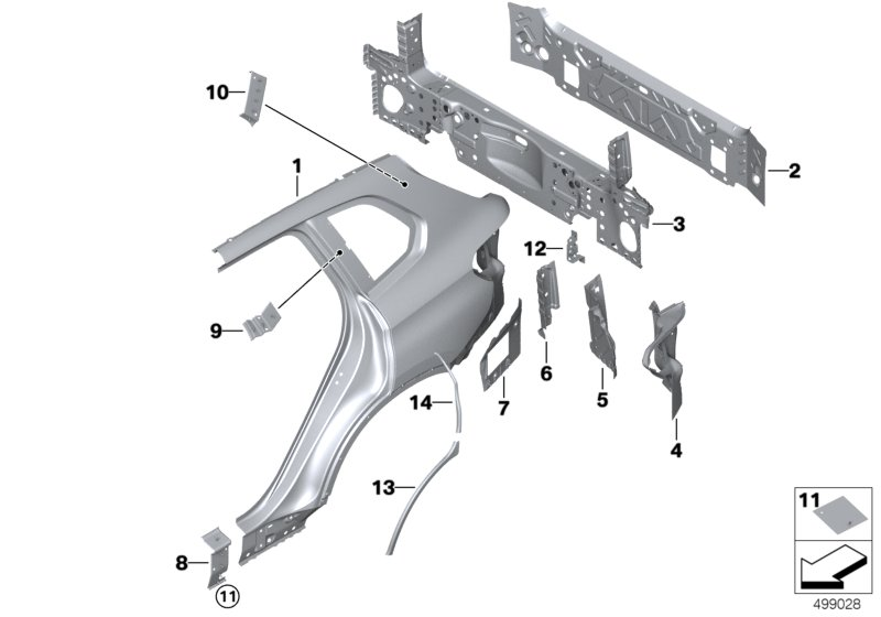 BMW 51769449553 PROTECTIVE FILM SEAL, C-PILL