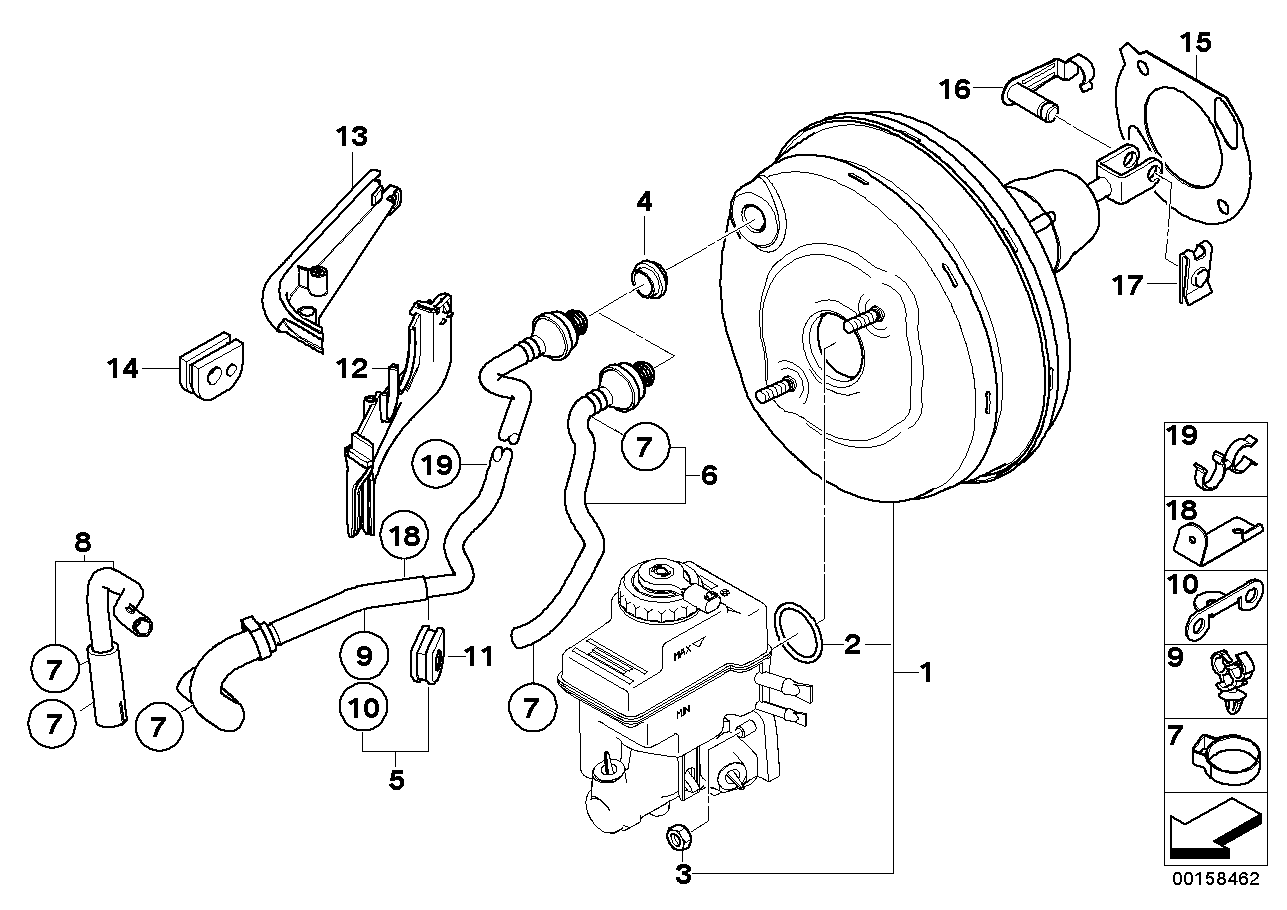 BMW 34336751614 Rubber Grommet