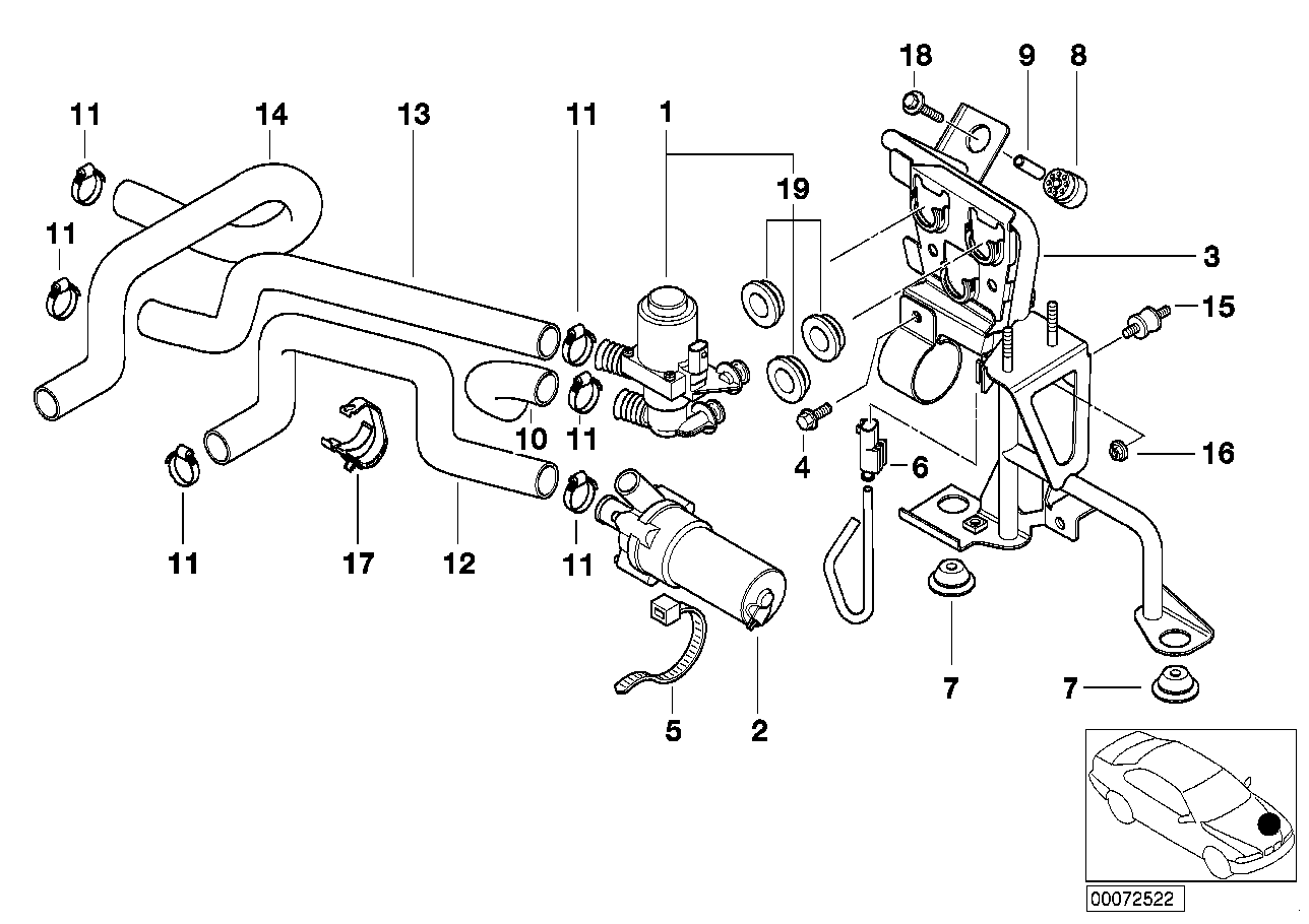 BMW 07119900686 Hex Bolt With Washer