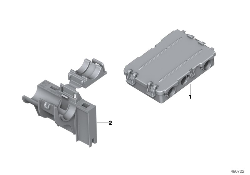 BMW 61139177166 Plug-In Connection Bracket