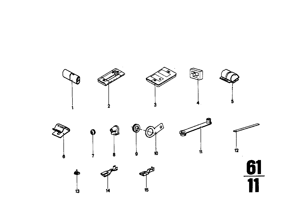 BMW 61131352478 Lock