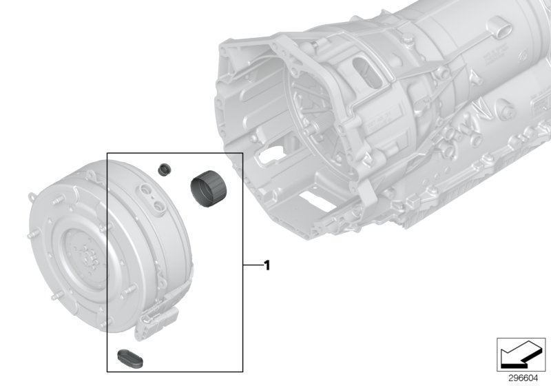 BMW 24157631738 SET, COVERS, HYBRID DRIVE