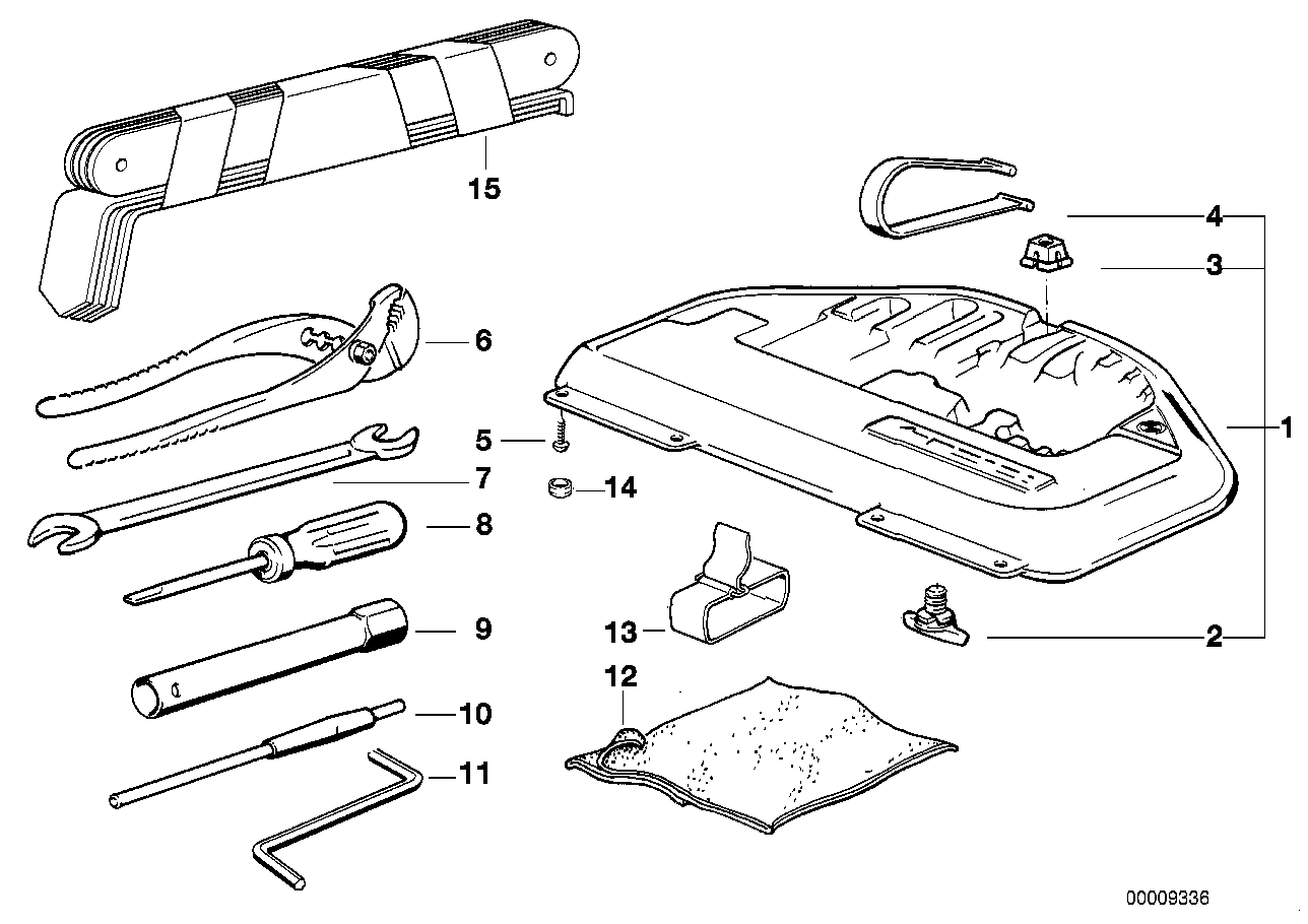 BMW 71111180684 Tool Box