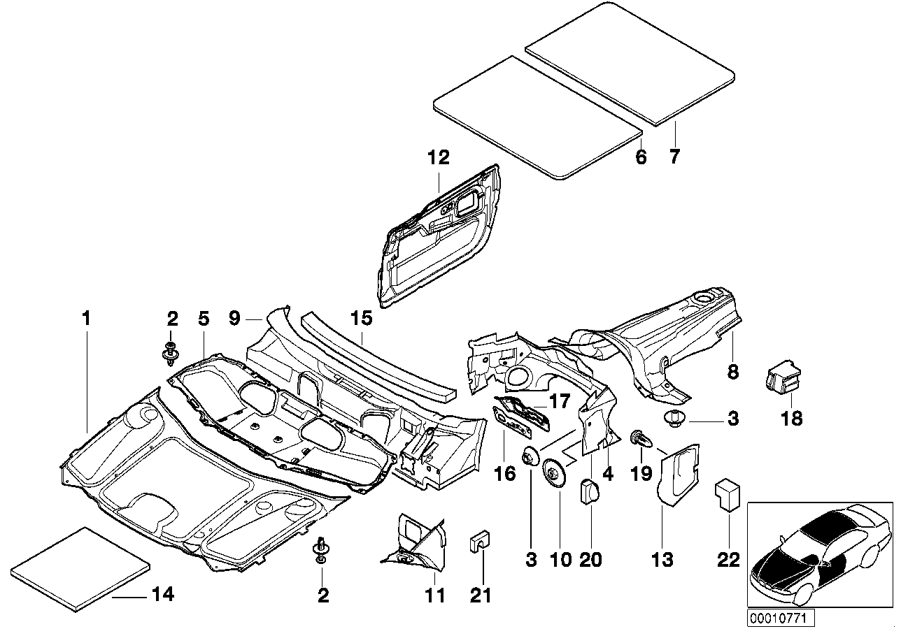 BMW 51488177681 Heater And Air Conditioning Pipe Sealing