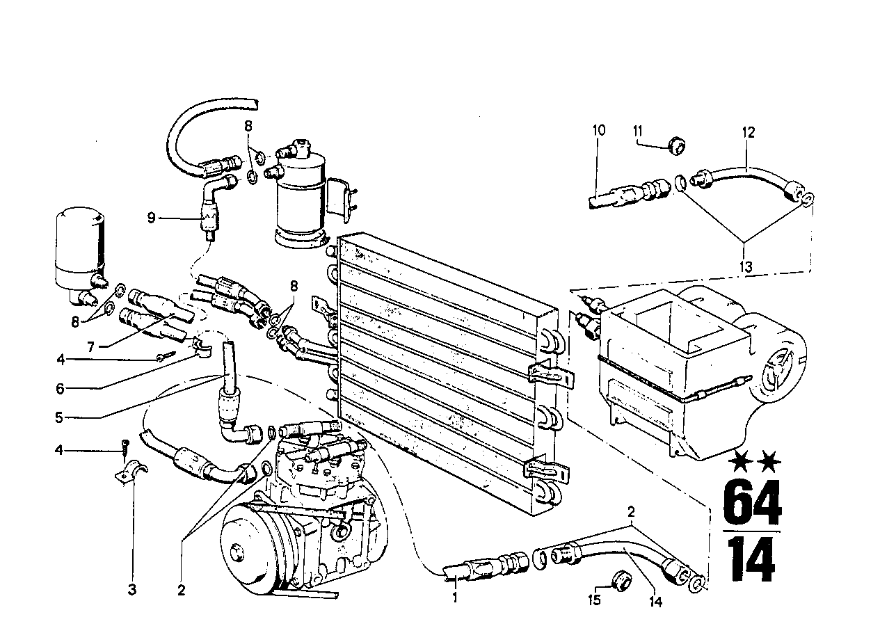 BMW 64531353070 Hose Line