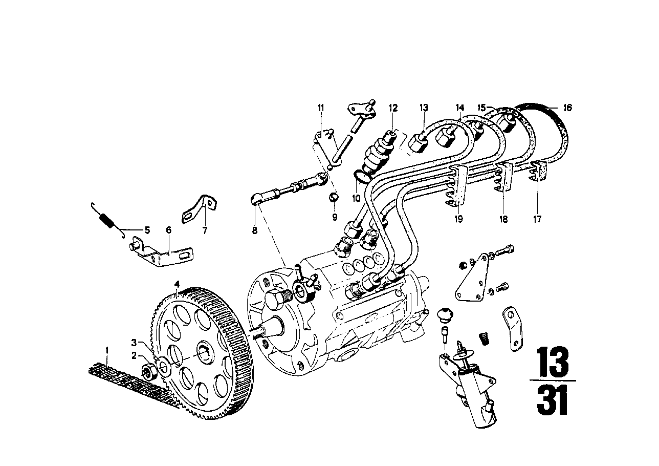 BMW 13511257035 Intermediate Shaft