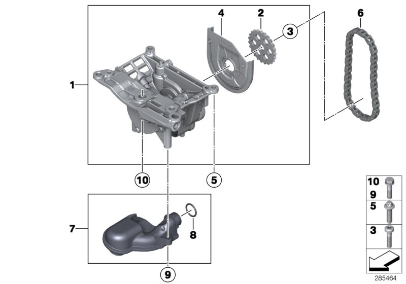 BMW 11417823206 INTAKE PIPE WITH GASKET