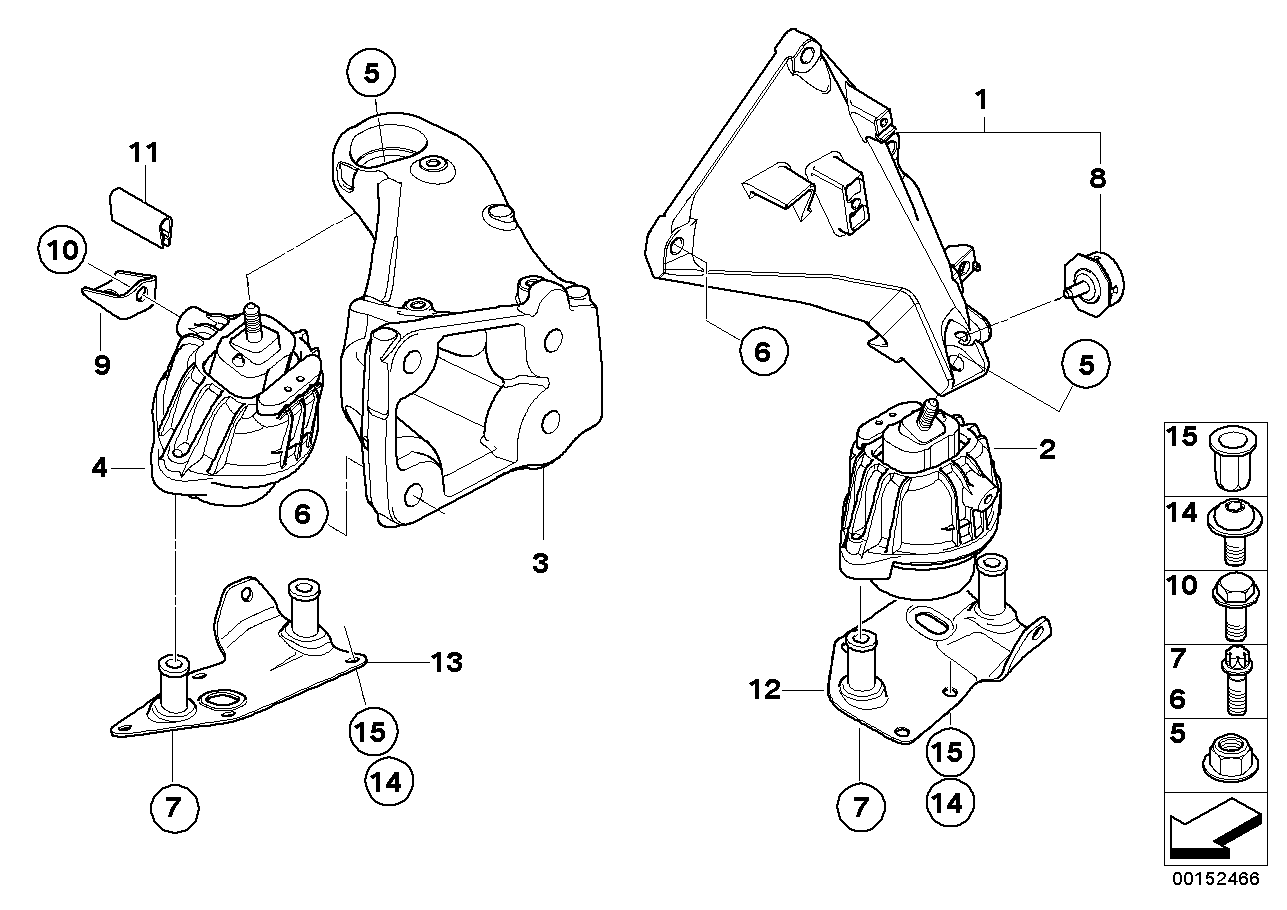 BMW 22116773251 Support Bracket