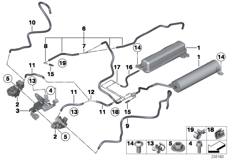 BMW 11657620394 Vacuum Hose