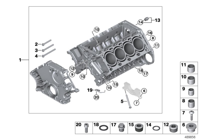 BMW 11417537114 Oil Spraying Nozzle