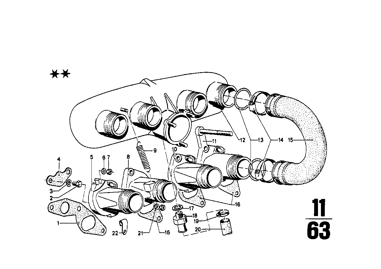 BMW 11611256468 Hose