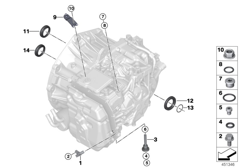 BMW 24278627785 Shaft Seal