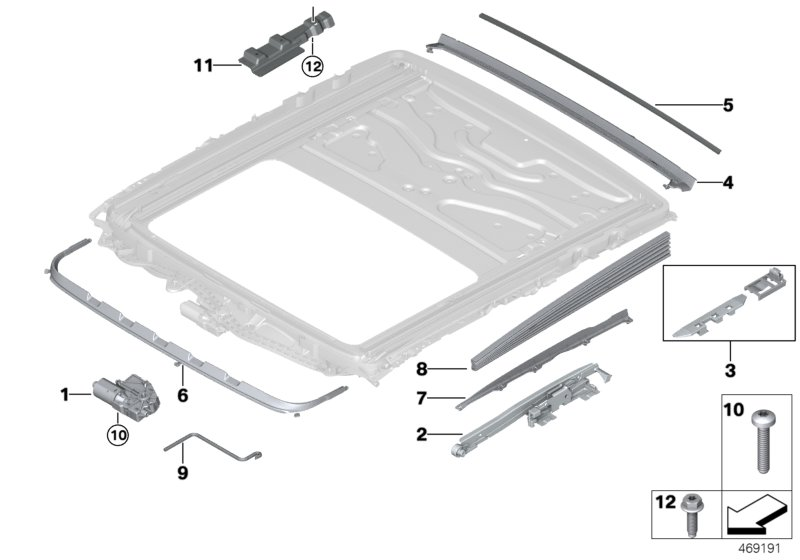 BMW 54107368172 REINFORCEMENT PLATE, RIGHT