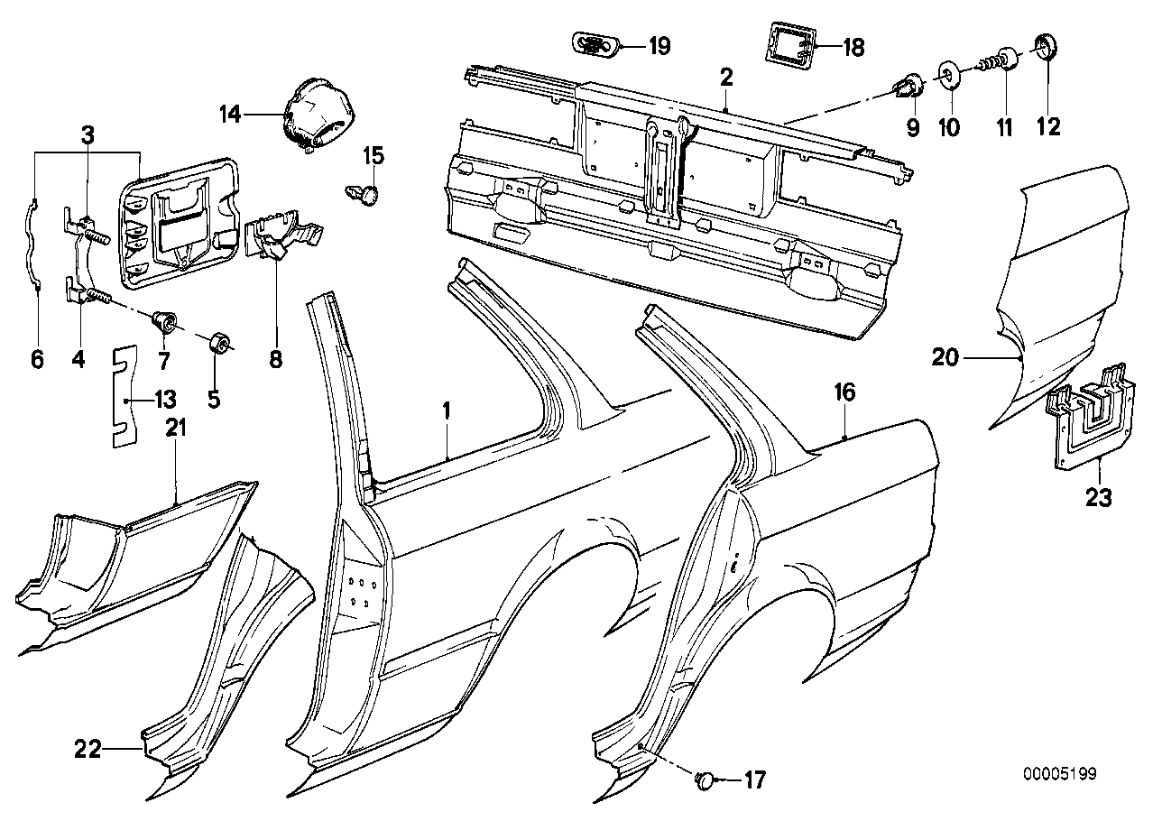 BMW 51171888370 Hinge