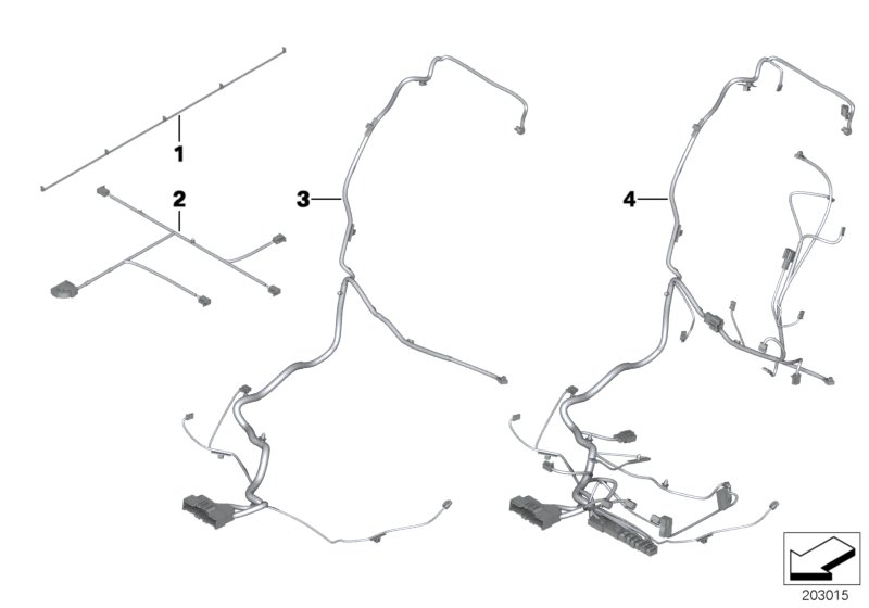 BMW 61129312950 Cable Set, Seat Ventilation