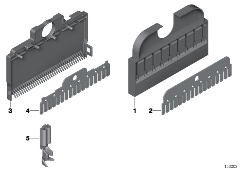 BMW 61138387151 Comb Type Connector