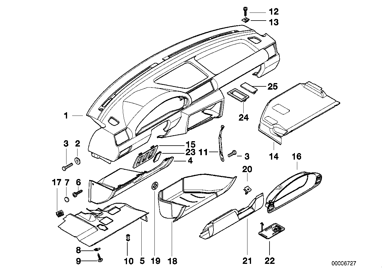 BMW 07129926325 Spring Nut