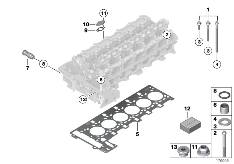 BMW 11127529997 Torx Screw