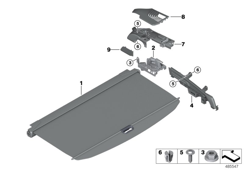 BMW 51477476007 COVER, BELT OUTLET, LEFT