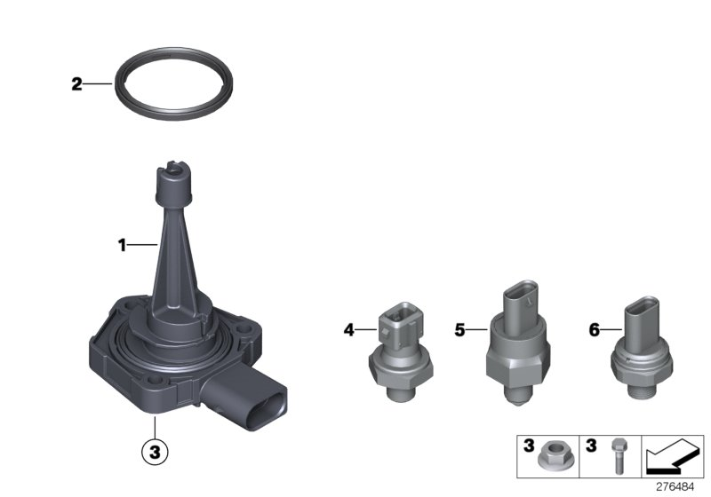 BMW 07119903851 Hex Bolt With Washer