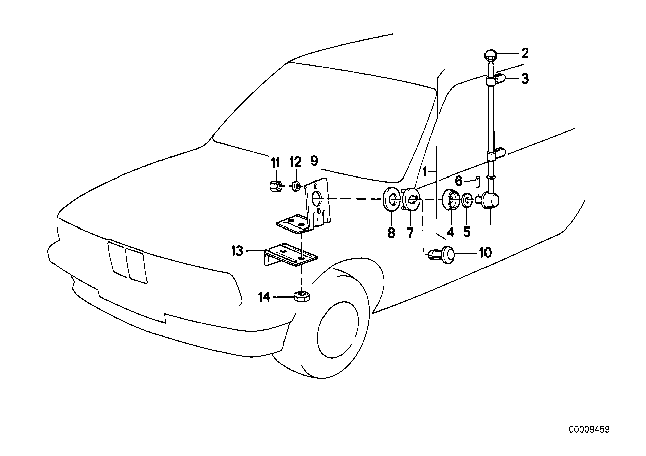 BMW 72608131776 Reinforcement Right