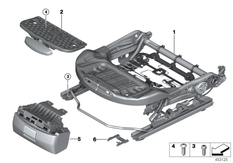 BMW 52107393683 Storage Compartment, Left