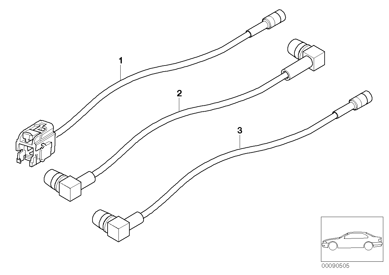 BMW 61126916307 Aerial Cable, Audio/Video