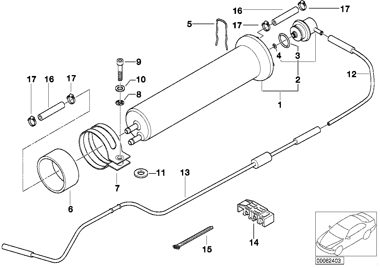 BMW 13321440349 Circlip