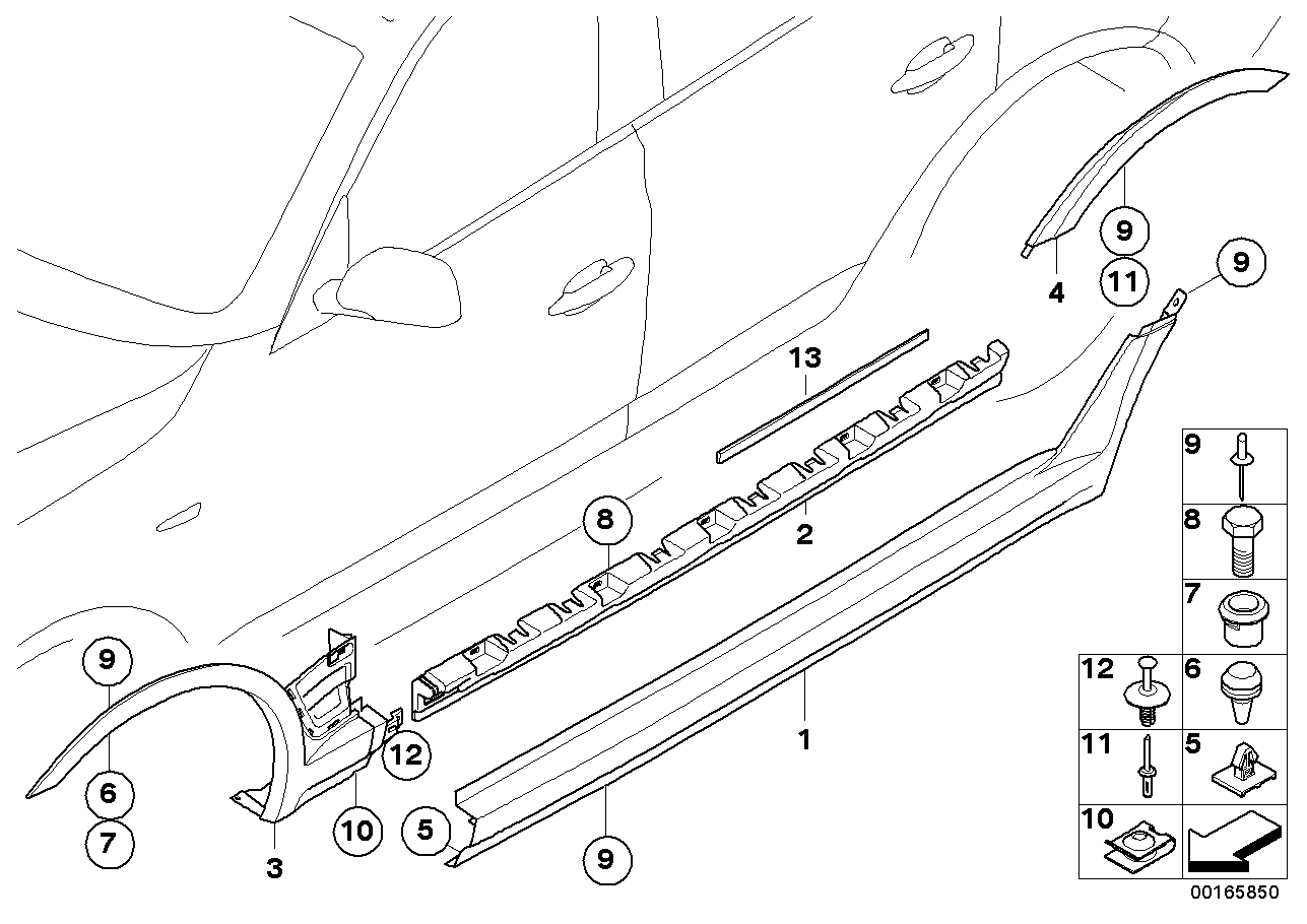 BMW 51773452734 Anti-Scuffing