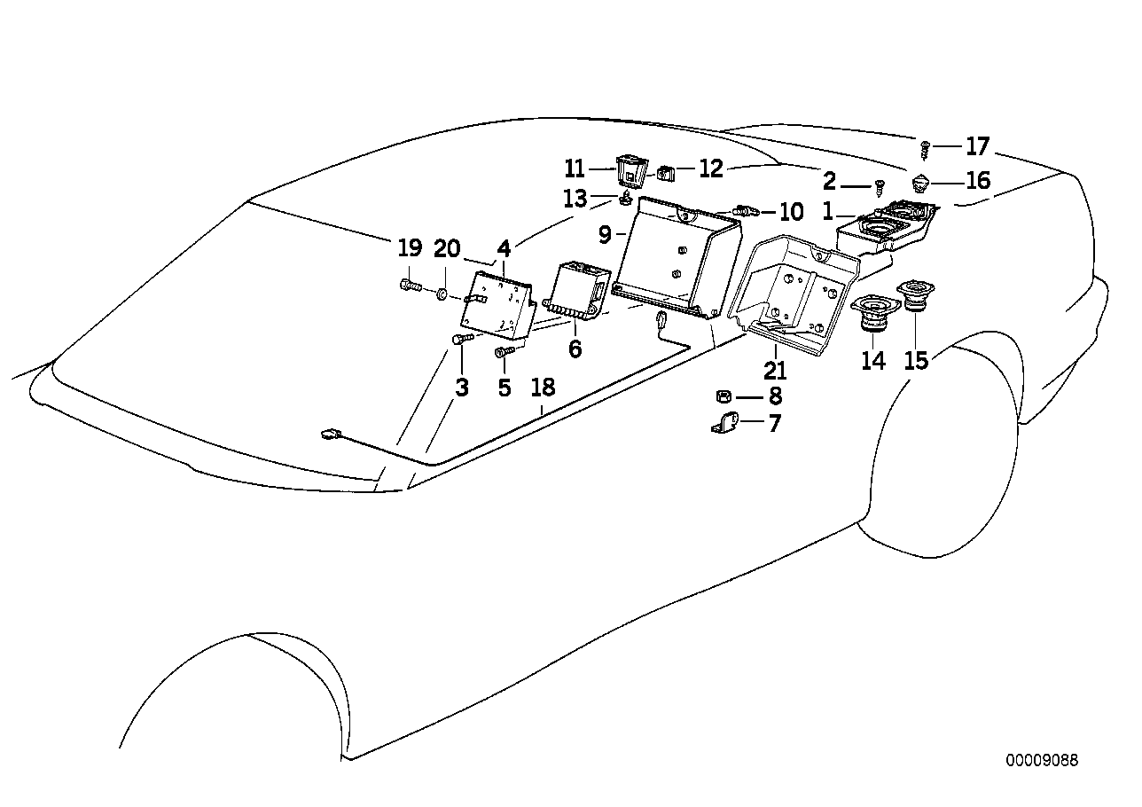 BMW 51478108407 Bracket, Left