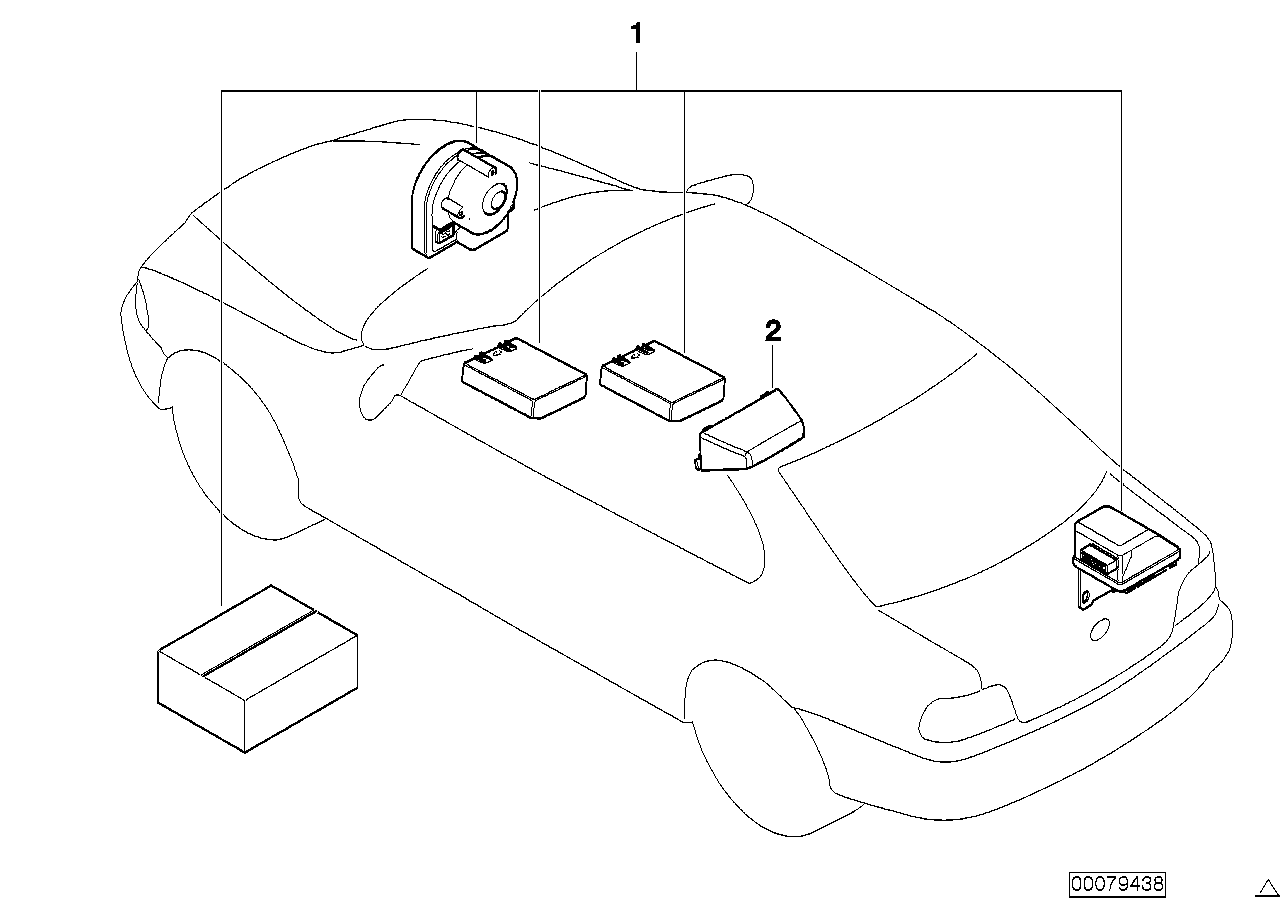65730391495 BMW Installation Kit Alarm System
