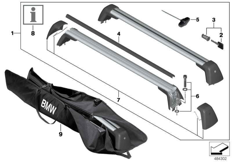 BMW 82792458589 COVER STRIP