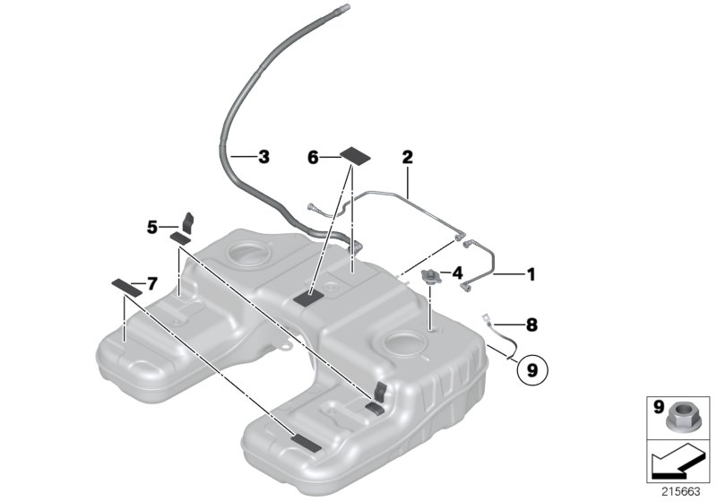 BMW 16117203687 Breather Line