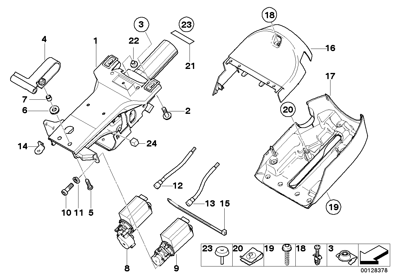 BMW 32307023082 Sheet Metal Nut, Self-Locking