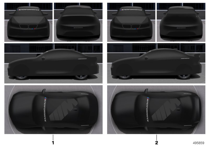 82152462325 BMW M PERFORMANCE INDOOR CAR COV