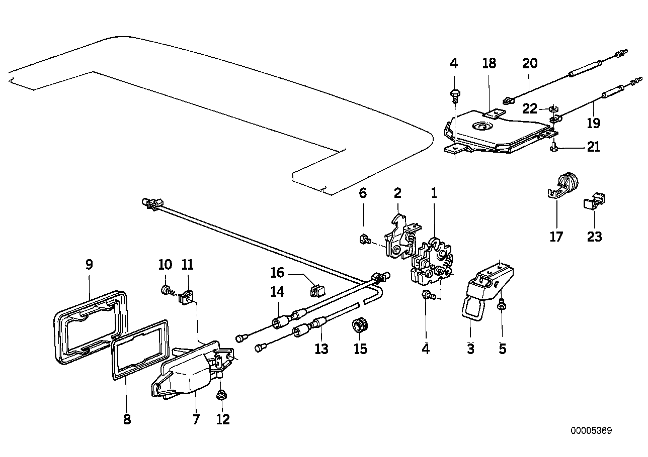 BMW 51251968090 Clamp