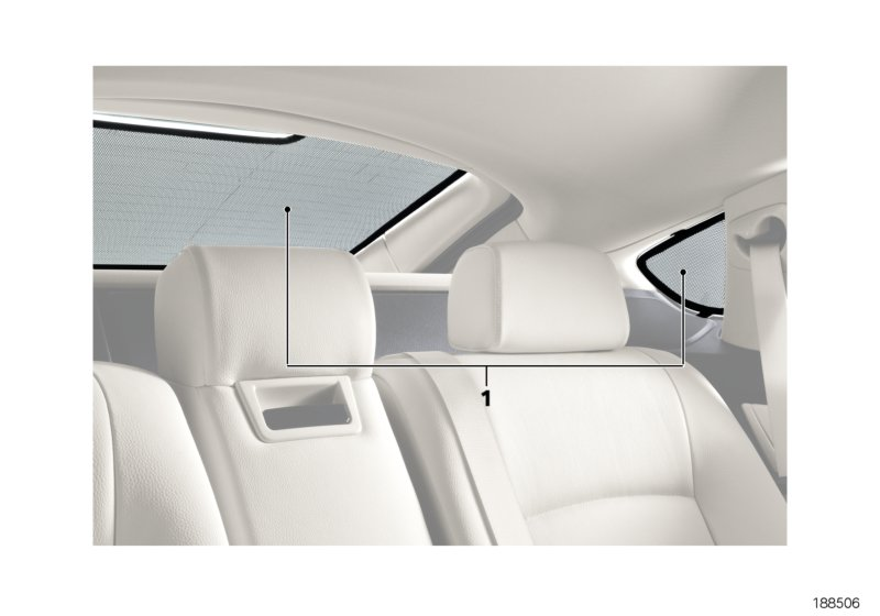 51462152338 BMW Sun Screen, Rear & Side Windows