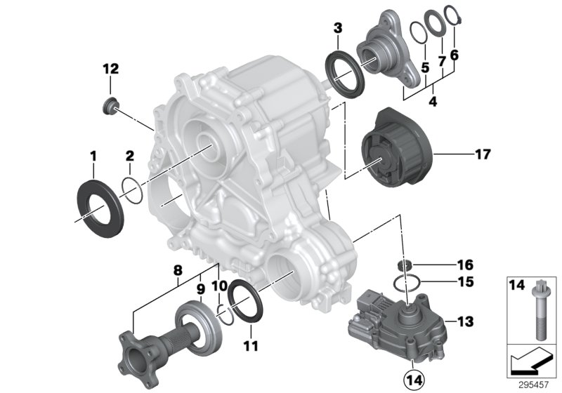 BMW 27107645468 Output Flange Set