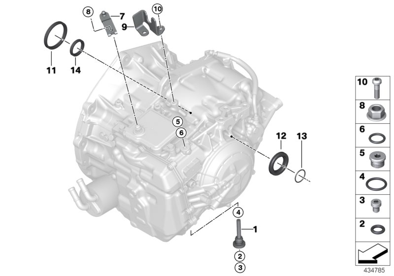 BMW 24278642583 Shaft Seal