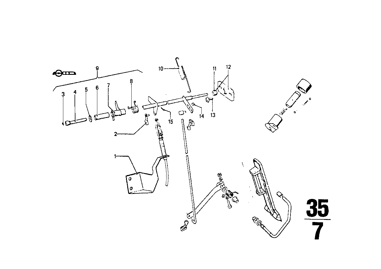 BMW 35411109890 Shaft