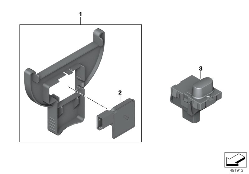 BMW 64118380622 Solar Sensor