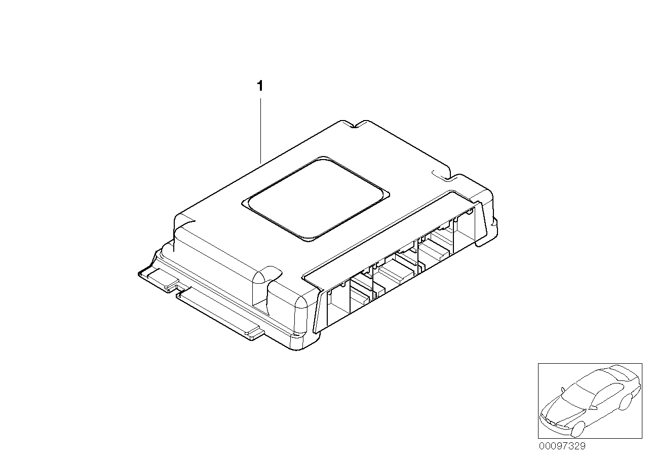 BMW 23607557796 Exchange-Smg Control Unit Programmed