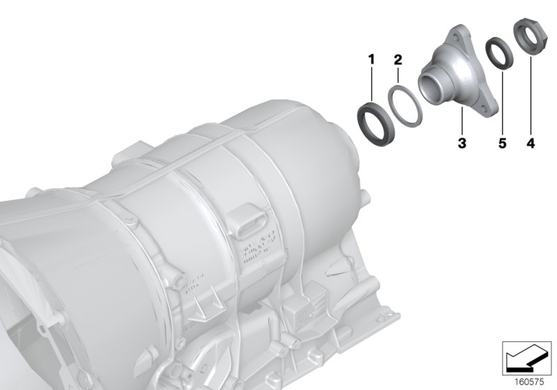 BMW 24207552327 Output Flange