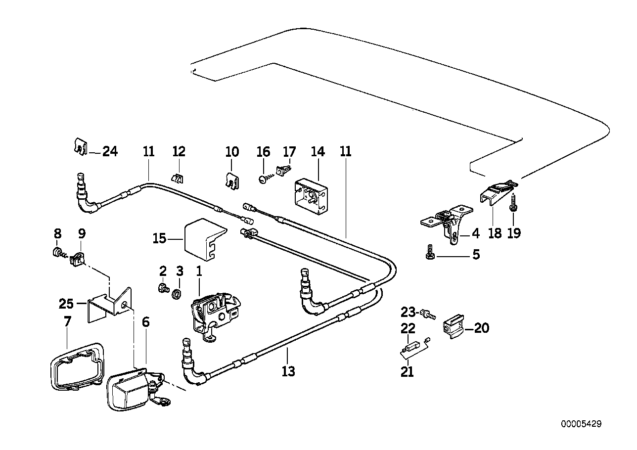 BMW 51258200482 Catch Bracket