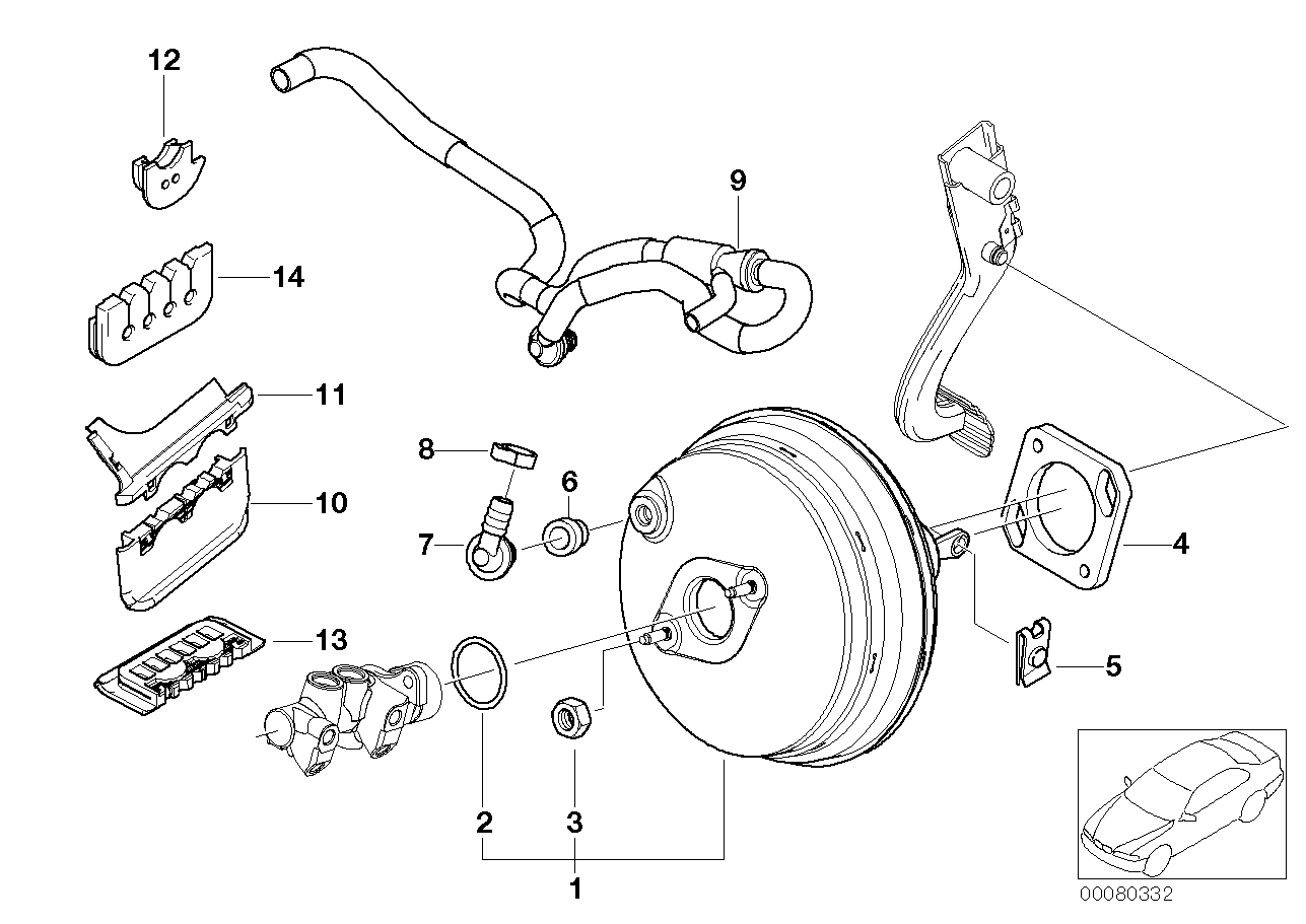 BMW 11617831663 Sucking Jet Pump With Lines