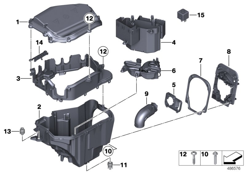 BMW 12907578128 Flange