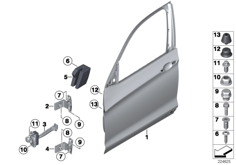 BMW 07147290117 Hexagon Screw With Locating Tip