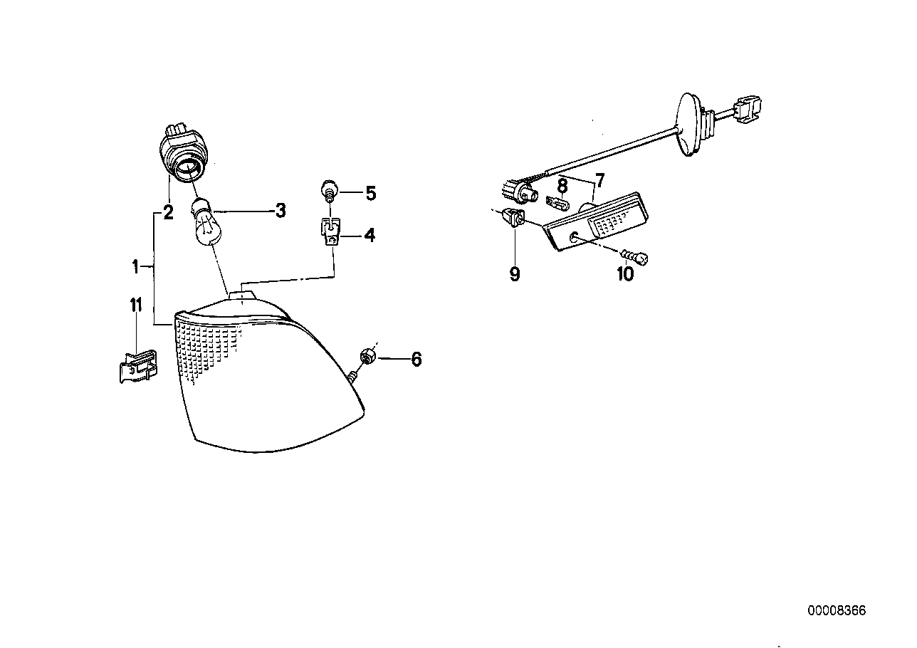 BMW 63131379386 Bulb Socket