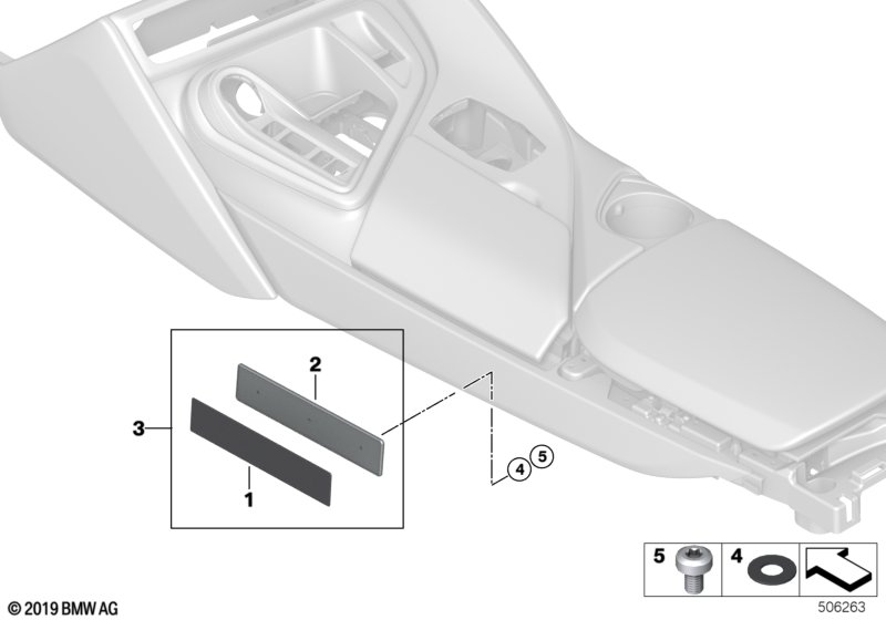 BMW 51169484701 SUPPORT BADGE